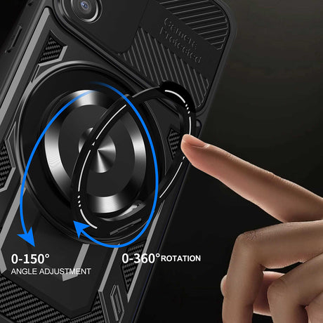 Husa de protectie Techsuit RuggedCam compatibil cu Samsung Galaxy A36 5G / A56 5G, Mov