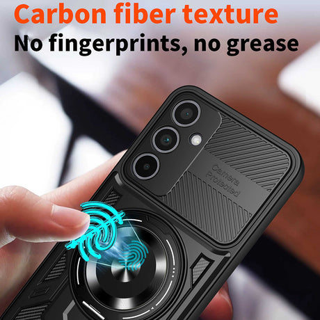 Husa de protectie Techsuit RuggedCam compatibil cu Samsung Galaxy A36 5G / A56 5G, Mov