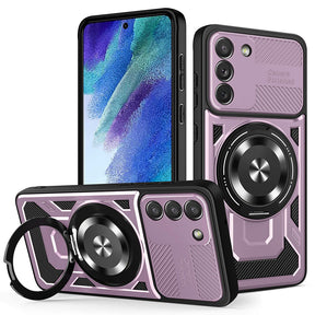 Husa de protectie Techsuit RuggedCam compatibil cu Samsung Galaxy S21 FE 5G, Mov