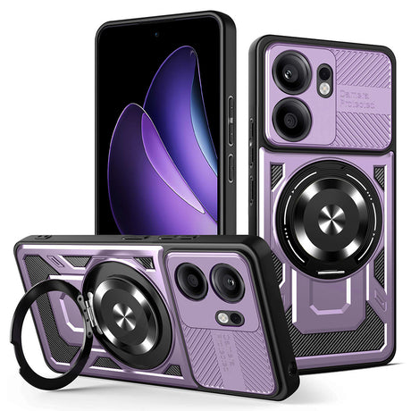 Husa de protectie Techsuit RuggedCam compatibil cu Oppo Reno13 F 4G / Reno13 F 5G / Reno13 FS 5G, Mov