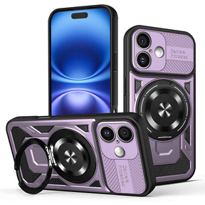 Husa de protectie Techsuit RuggedCam compatibil cu iPhone 16, Mov