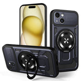 Husa de protectie Techsuit RuggedCam compatibil cu iPhone 15 Plus, Albastru