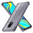 Husa de protectie Techsuit Shockproof Clear Silicone compatibil cu Xiaomi Redmi Note 9S / Note 9 Pro / Note 9 Pro Max, Negru Fumuriu