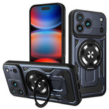 Husa de protectie Techsuit RuggedCam compatibil cu iPhone 17 Pro Max, Albastru