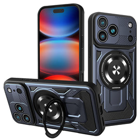Husa de protectie Techsuit RuggedCam compatibil cu iPhone 17 Pro Max, Albastru
