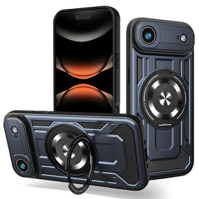 Husa de protectie Techsuit RuggedCam compatibil cu iPhone 17 Air, Albastru