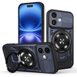 Husa de protectie Techsuit RuggedCam compatibil cu iPhone 16, Albastru