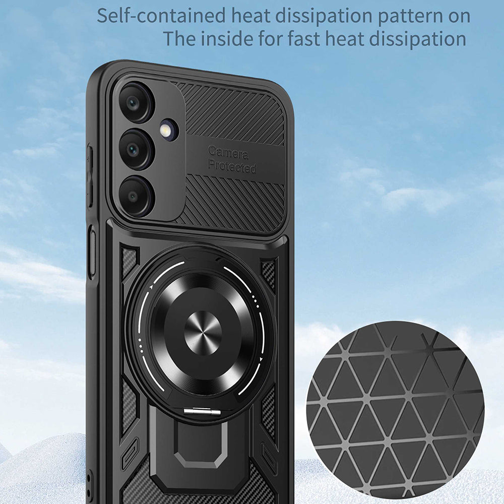 Husa de protectie Techsuit RuggedCam compatibil cu Samsung Galaxy A25 5G, Albastru