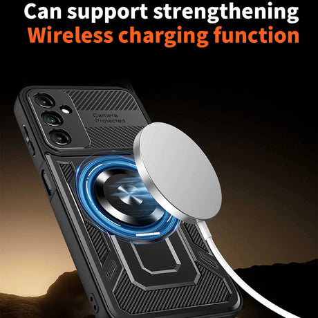 Husa de protectie Techsuit RuggedCam compatibil cu Samsung Galaxy A05s, Albastru