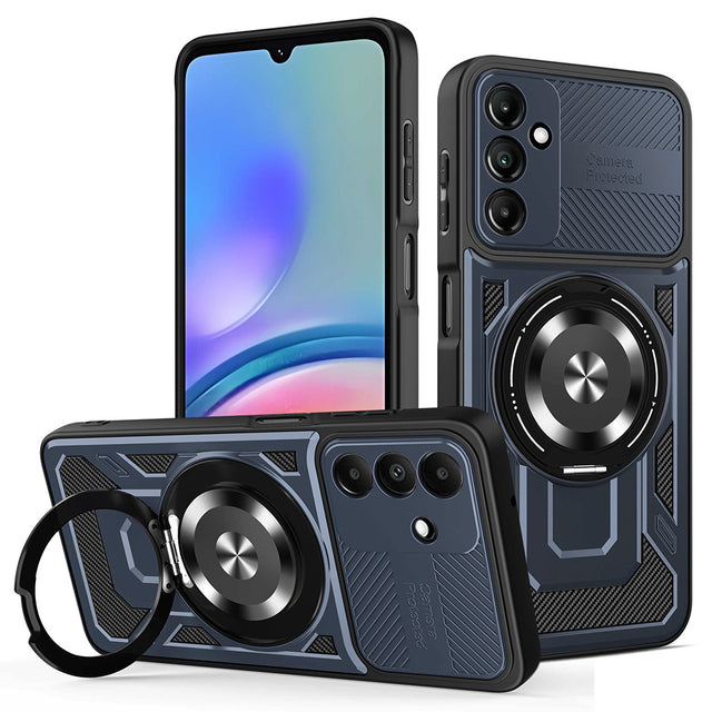 Husa de protectie Techsuit RuggedCam compatibil cu Samsung Galaxy A05s, Albastru