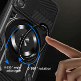 Husa de protectie Techsuit RuggedCam compatibil cu Samsung Galaxy S24 FE, Albastru