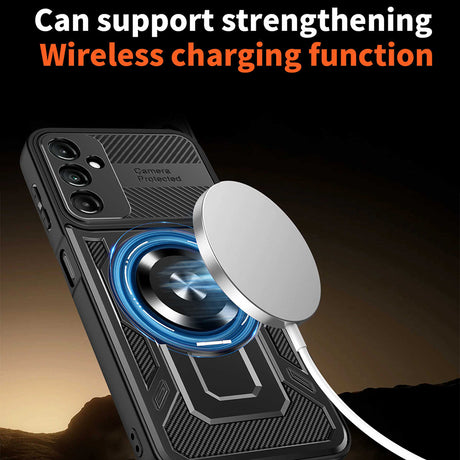 Husa de protectie Techsuit RuggedCam compatibil cu Samsung Galaxy A16 4G / A16 5G, Albastru