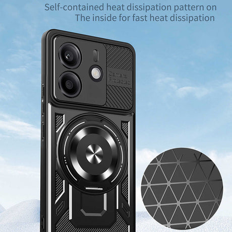 Husa de protectie Techsuit RuggedCam compatibil cu Xiaomi Redmi Note 14 5G, Albastru