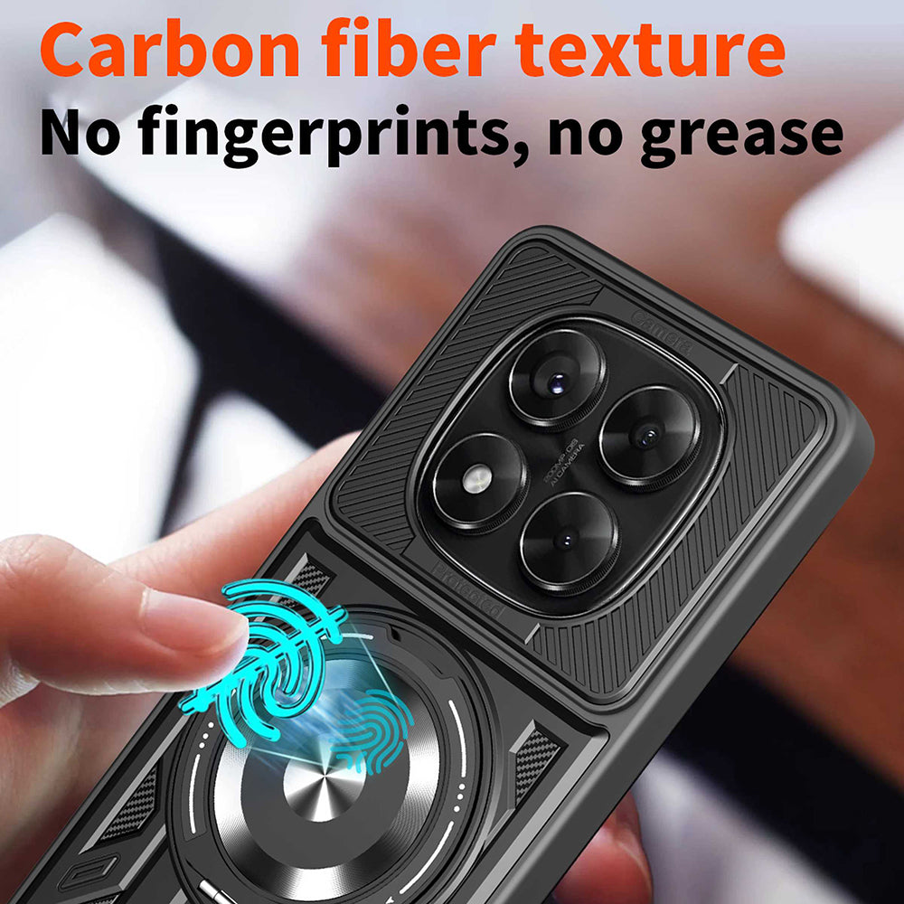Husa de protectie Techsuit RuggedCam compatibil cu Xiaomi Redmi Note 14 Pro 5G / Note 14 Pro+ 5G / Poco X7, Albastru