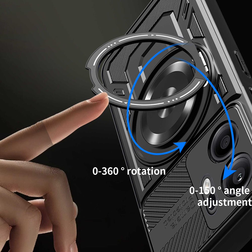 Husa de protectie Techsuit RuggedCam compatibil cu Oppo Reno13 F 4G / Reno13 F 5G / Reno13 FS 5G, Albastru