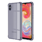 Husa de protectie Techsuit Shockproof Clear Silicone compatibil cu Samsung Galaxy A04e / M04, Negru Fumuriu