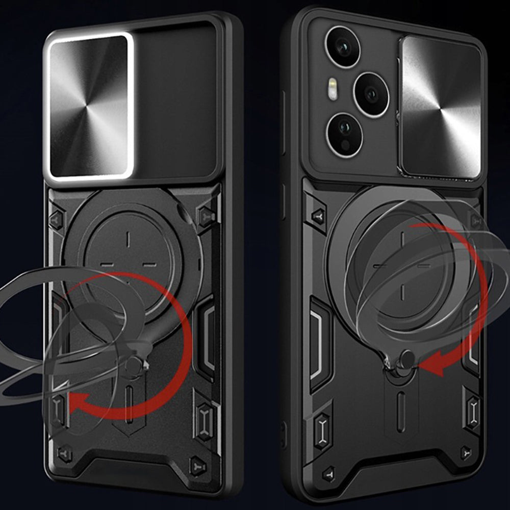 Husa de protectie Techsuit CamGuard Pro compatibil cu Honor 400 Pro, Albastru