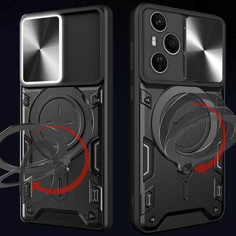 Husa de protectie Techsuit CamGuard Pro compatibil cu Honor 400 Pro, Albastru