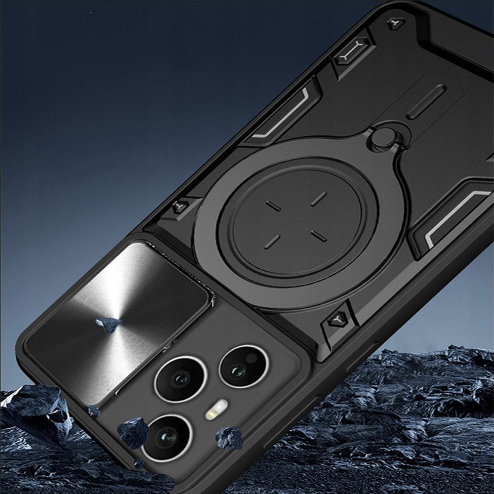Husa de protectie Techsuit CamGuard Pro compatibil cu Honor 400 Pro, Albastru