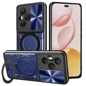 Husa de protectie Techsuit CamGuard Pro compatibil cu Honor 400 Pro, Albastru
