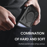 Husa de protectie Techsuit CamGuard Pro compatibil cu Samsung Galaxy Z Flip7, Rosu