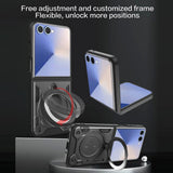 Husa de protectie Techsuit CamGuard Pro compatibil cu Samsung Galaxy Z Flip7, Albastru