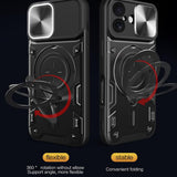 Husa de protectie Techsuit CamGuard Pro compatibil cu iPhone 17, Rosu
