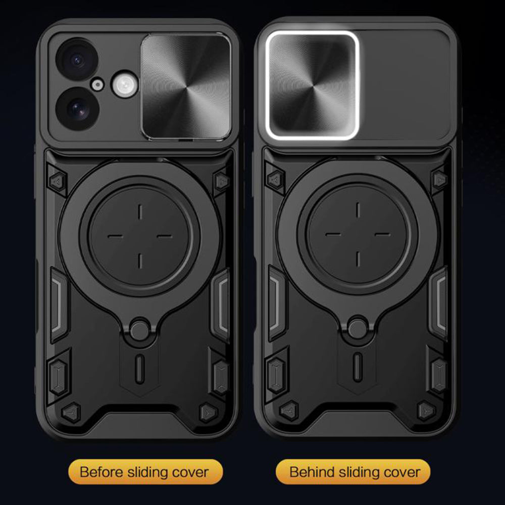 Husa de protectie Techsuit CamGuard Pro compatibil cu iPhone 17, Rosu