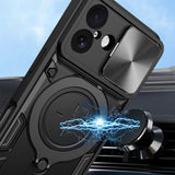 Husa de protectie Techsuit CamGuard Pro compatibil cu iPhone 17, Rosu