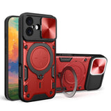 Husa de protectie Techsuit CamGuard Pro compatibil cu iPhone 17, Rosu