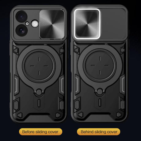 Husa de protectie Techsuit CamGuard Pro compatibil cu iPhone 17, Roz Auriu