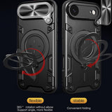 Husa de protectie Techsuit CamGuard Pro compatibil cu iPhone 17 Air, Rosu