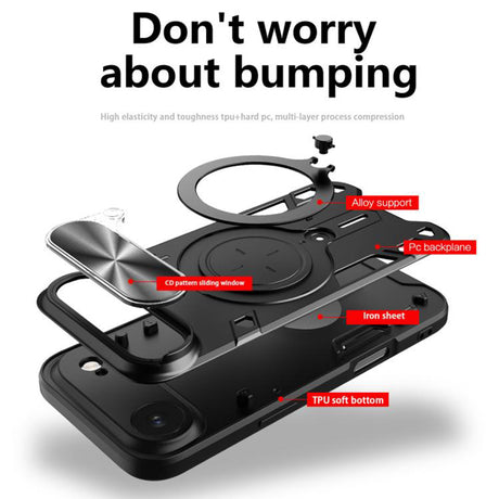 Husa de protectie Techsuit CamGuard Pro compatibil cu iPhone 17 Air, Mov