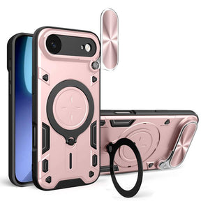 Husa de protectie Techsuit CamGuard Pro compatibil cu iPhone 17 Air, Roz Auriu