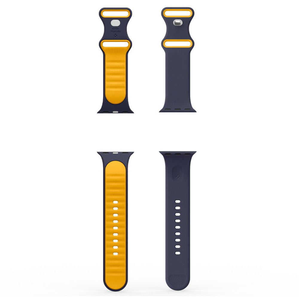 Accesoriu smartwatch Spigen Nano Pop (AMP09322) compatibil cu Apple Watch 1/2/3/4/5/6/7/8/9/10/11/SE/SE 2/SE 3/ Ultra/Ultra 2/Ultra 3 (42/44/45/46/49mm), Albastru Berry Navy