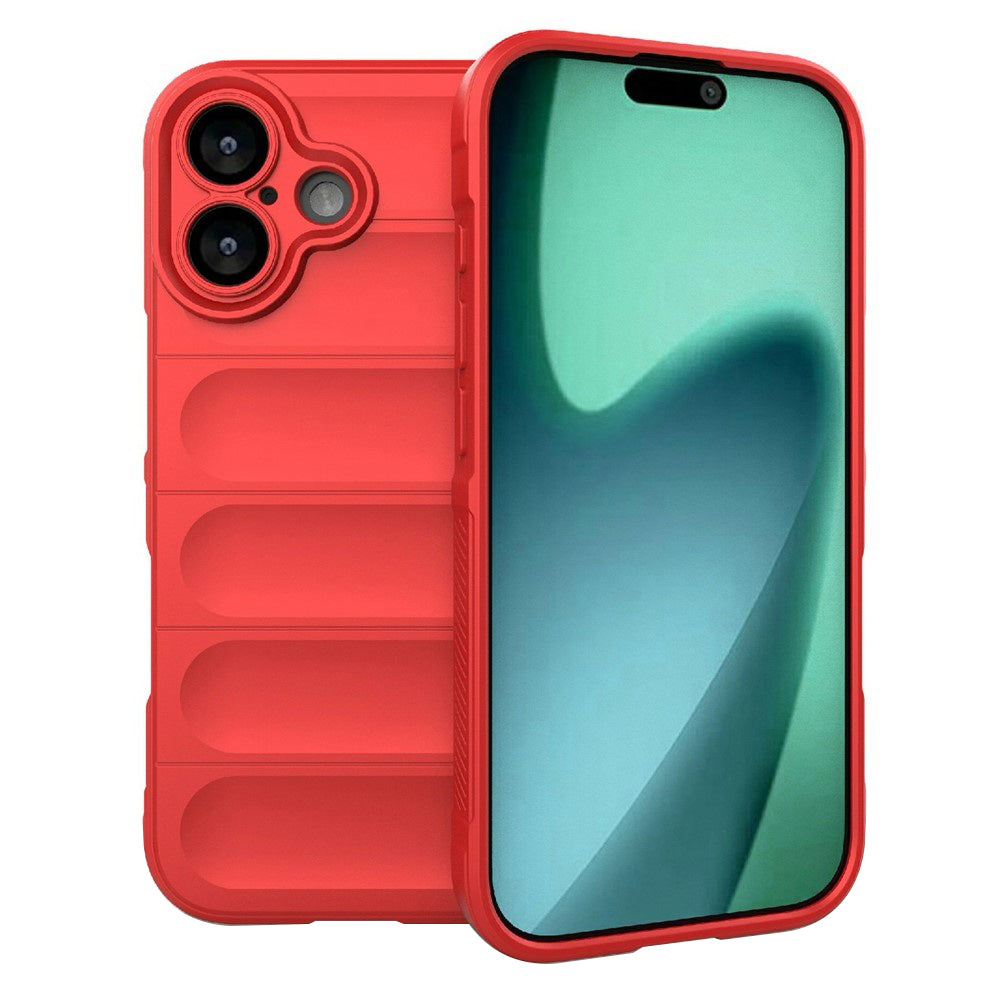 Husa de protectie Techsuit Magic Shield compatibil cu iPhone 17, Rosu