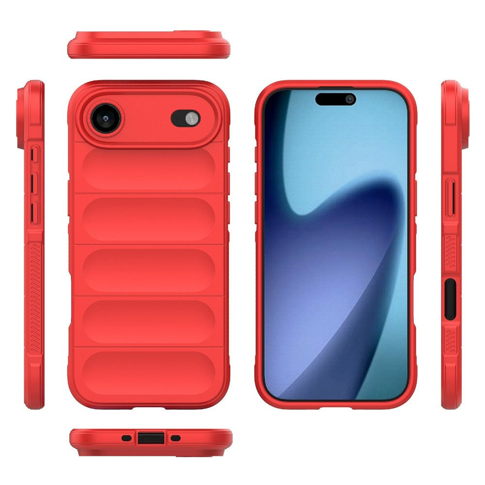 Husa de protectie Techsuit Magic Shield compatibil cu iPhone 17 Air, Rosu
