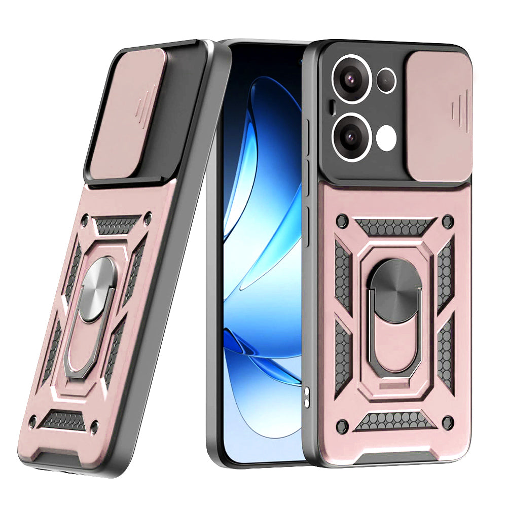 Husa de protectie Techsuit CamShield Series compatibil cu Oppo Reno13, Roz Auriu