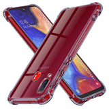 Husa de protectie Techsuit Shockproof Clear Silicone compatibil cu Samsung Galaxy A20e, Negru Fumuriu