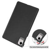 Husa de protectie tableta Techsuit FoldPro compatibil cu Honor Pad X9a / X9 / X8 Pro / X9 Pro, Negru