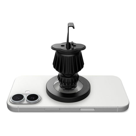 Suport Spigen MFT13 (ACP08315), MagSafe, for Dashboard, Air Vent, 360° Rotation, Magnetic Grip, Universal, Adjustable, Argintiu