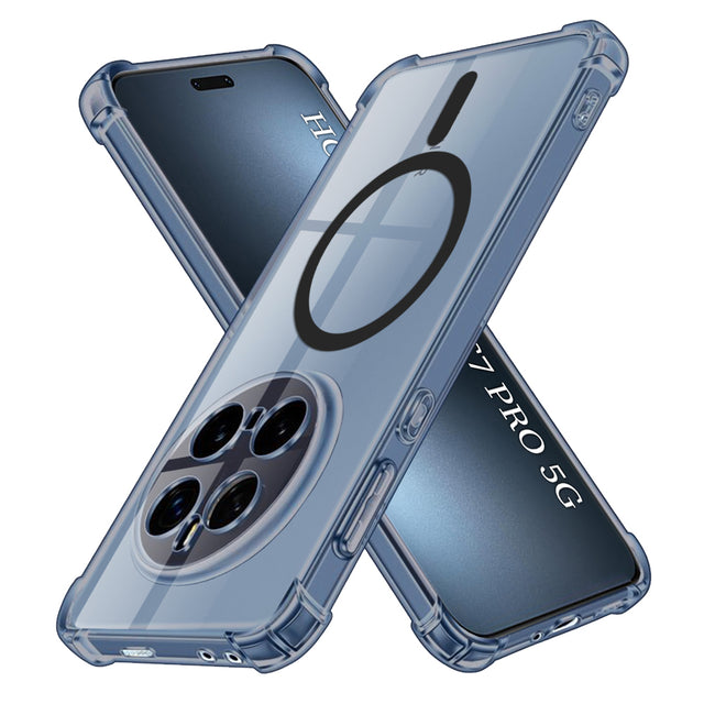 Husa de protectie Techsuit Shockproof Clear Silicone MagSafe compatibil cu Honor Magic7 Pro, Negru Fumuriu