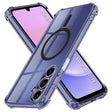 Husa de protectie Techsuit Shockproof Clear Silicone MagSafe compatibil cu Samsung Galaxy A15 4G / A15 5G, Negru Fumuriu
