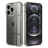 Husa de protectie Techsuit Shockproof Clear Silicone compatibil cu iPhone 12 Pro, Transparent