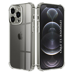 Husa de protectie Techsuit Shockproof Clear Silicone compatibil cu iPhone 12 Pro, Transparent