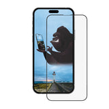 Folie de protectie ANANK 2.5D CG Glass compatibil cu iPhone 15 Pro, Negru