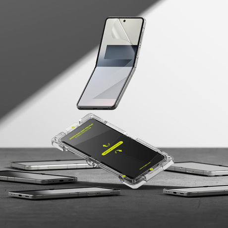 Ringke Dual Easy Pro Film átlátszó védőfólia Samsung Galaxy Z Flip7 készülékhez