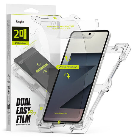 Ringke Dual Easy Pro Film átlátszó védőfólia Samsung Galaxy Z Flip7 készülékhez