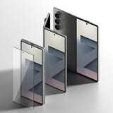 Folie de protectie Ringke Cover Display Easy Slide Tempered Glass (set de 2) compatibil cu Samsung Galaxy Z Fold7, Transparent