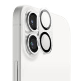 Folie de protectie ANANK Camera Guard compatibil cu iPhone 16 / iPhone 16 Plus, Transparent /Black